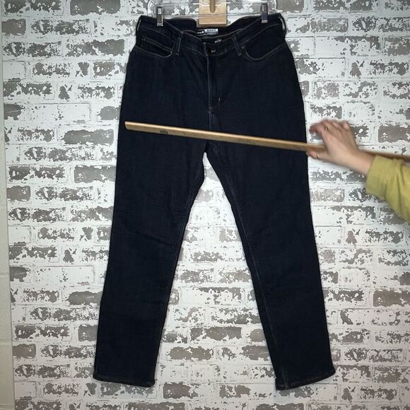 Carhartt | women fleeced lined denim jeans relaxed fit - Picture 7 of 10